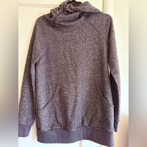 Kimi and Kai Heather Gray Cowl Neck Sweater